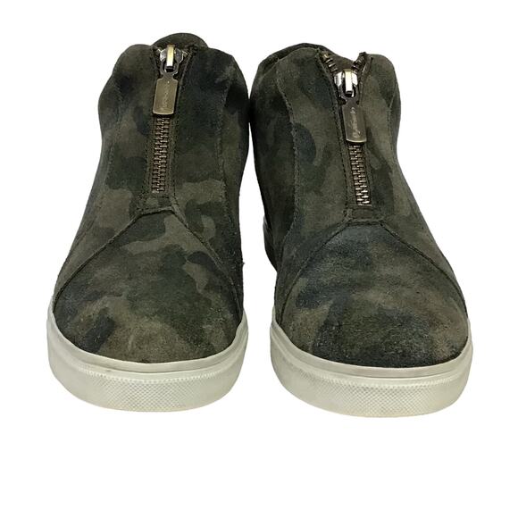 Blondo Glenda Waterproof Camo Hidden Wedge Sneaker Shoe Zip Close 7.5 7 1/2 - Picture 7 of 10